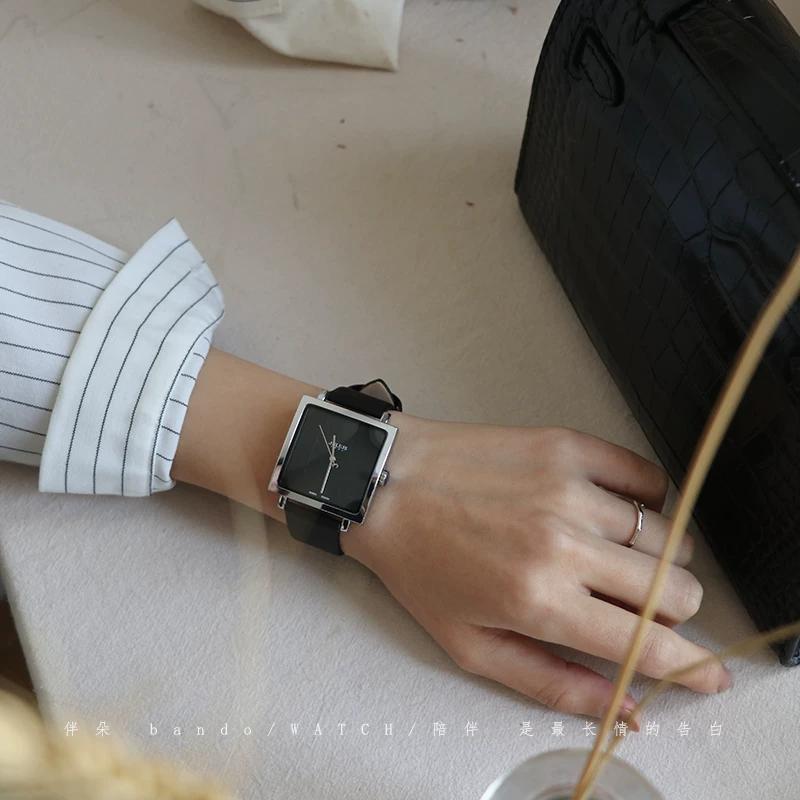 Julius Watches Women's Square Ins Style Exquisite Women's Fashion Women's Watches Minimalist Dignified Generous Style Women's Watch Watch
