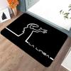 Creative Line Pattern Carpet Mat Rug Home Decoration Entryway Doorway Modern Minimalist Cartoon Design Non Slip Soft Floor Mat