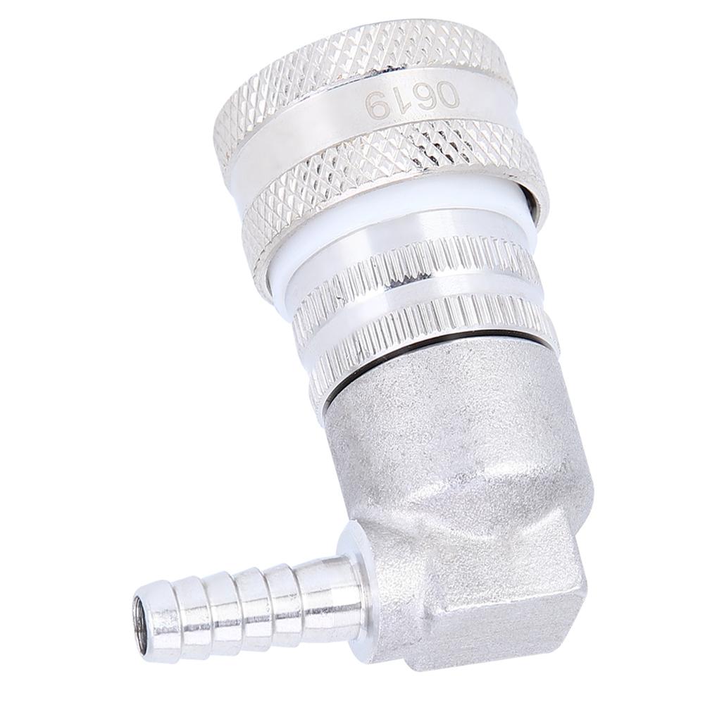 Homebrew Beer Stainless Steel Ball Lock Beer Keg Coupler Gas Quick Connector Dispenser