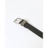 Daks Buckle Belt Black Check Line Cowhide Dbbe6f360bk
