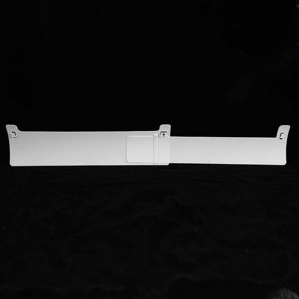 Windschutz Klimaanlage Windabweiser Einziehbar Klimaanlagen Umlenkabdeckung (Weiß)