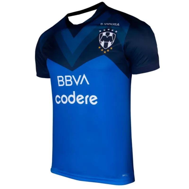 Camisetas de fútbol para hombre y mujer de Monterrey, camisetas deportivas casuales, entrenamiento deportivo al aire libre, secado rápido y transpirable