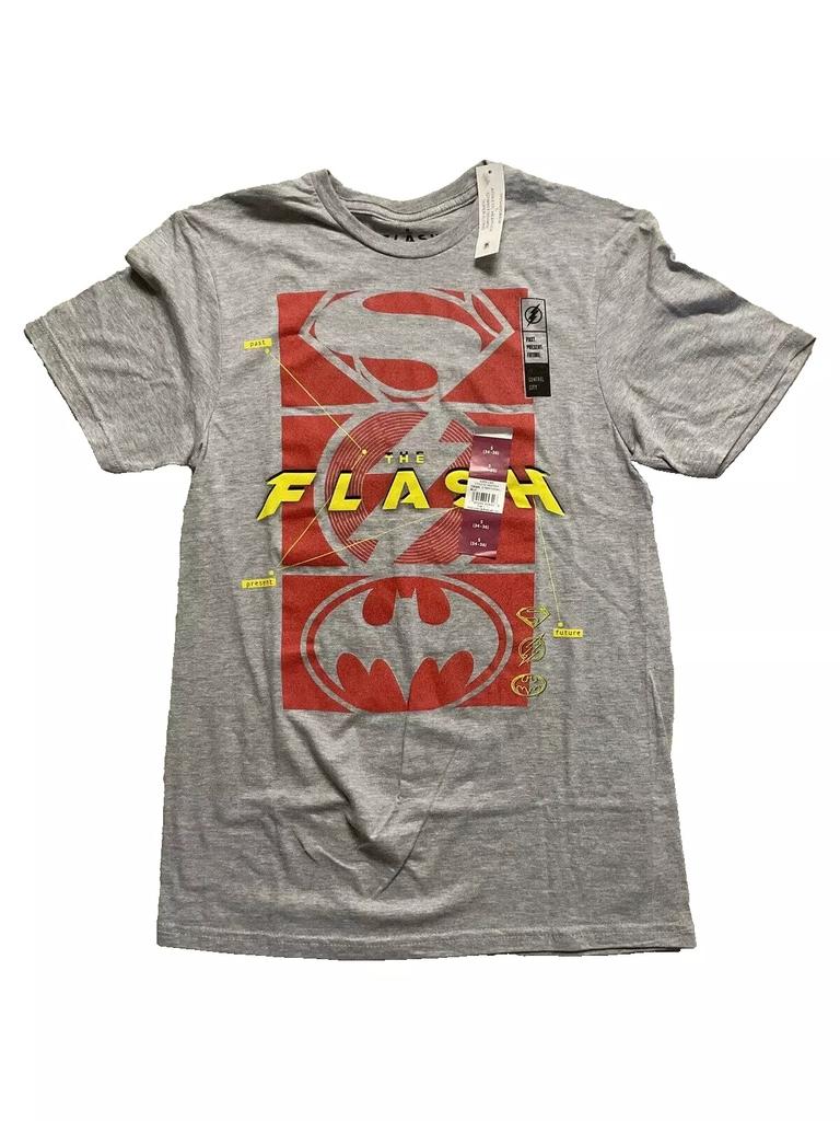 NWT The Flash DC Comics Gray Shirt Adult 2XL