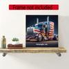Kenworth Diamond Painting Round Diamond Mosaic Rhinestones Diamond Embroidery Craft Kit Wall Decor Without Frame