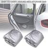 Copriauto Completo con Striscia Riflettente Antipolvere Protezione Solare Resistente ai Graffi UV per 4X4/SUV Auto Aziendale