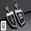 YABBF1 For BMW New 2025 Zinc Alloy Silica Gel Car Key Case Full Cover for BMW X1 X3 X4 X5 F15 X6 F16 G30 7 Series G11 F48 F39 520 525 F