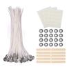 A60zcandle Wicks (Pack Of 200), 15 Cm Wicks For Candles , Odourless Candle Wicks For Candles For Candle Making Candle Diymay