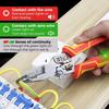 9-in-1 Multi-function Wire Stripper Electricians Voltage Testing Cable Cutting Scissors Crimping Pliers