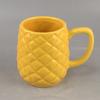 Creative Custom-made Fruit-shaped Pineapple Ceramic Cute Style Mug Large Capacity Universal High-value Coffee Cup