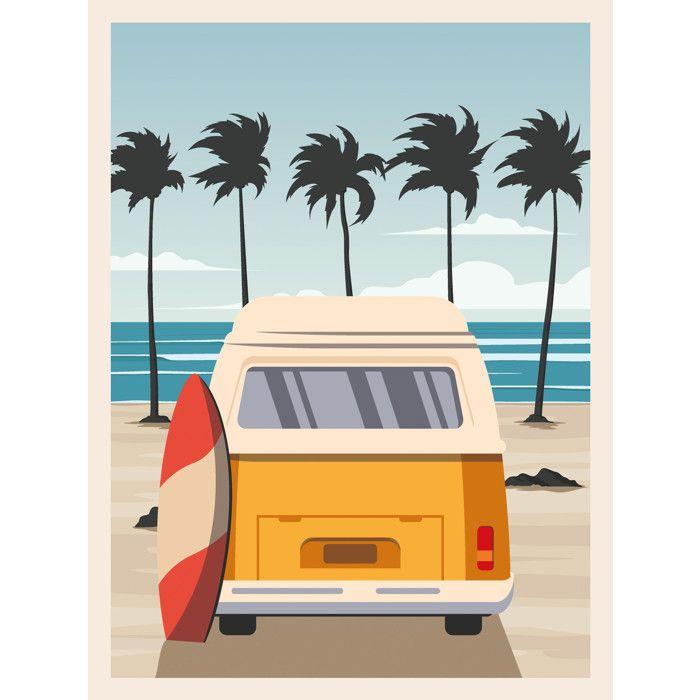 Peinture au numéro Malibu 30 x 40 cm