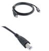 Micro USB 2.0 Male to USB B Male OTG converter cable 1M for Electronic Piano Printer Decoder