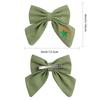 Embroidered Hair Clips Solid Flower Hairpins For Baby Girls Children Boutique Barrettes Handmade Hairgrips Kids Hair Accessories