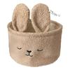 Cute Rabbit Storage Basket Soft Cartoon Plush Candy Bag Sundries Organizer Ins Style Children's Toys Storage Bucket