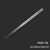 Food Grade 304 Stainless Steel Laser Anti-Slip Chopsticks