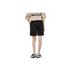 Puma Floral Embroidered Logo Drawstring Sports Shorts Women Shorts Black 533213-01