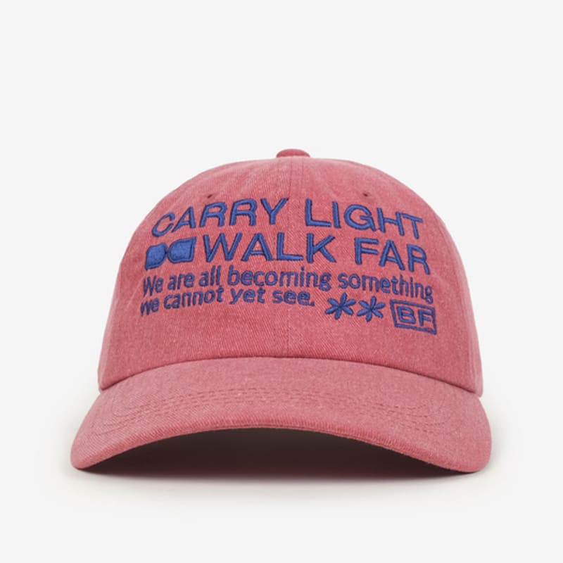 

BALLOON FRIENDS MESSY ADVENTURE Carry Light Walk Far Pigment Ball Cap red FREE