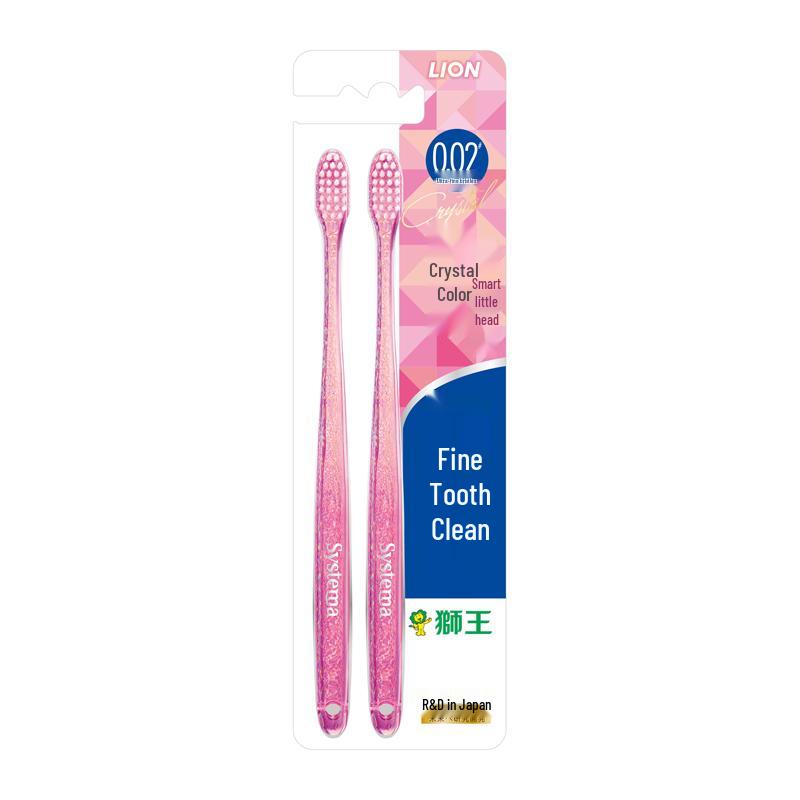 

Lion Crystal Color Compact Soft Bristle Toothbrush