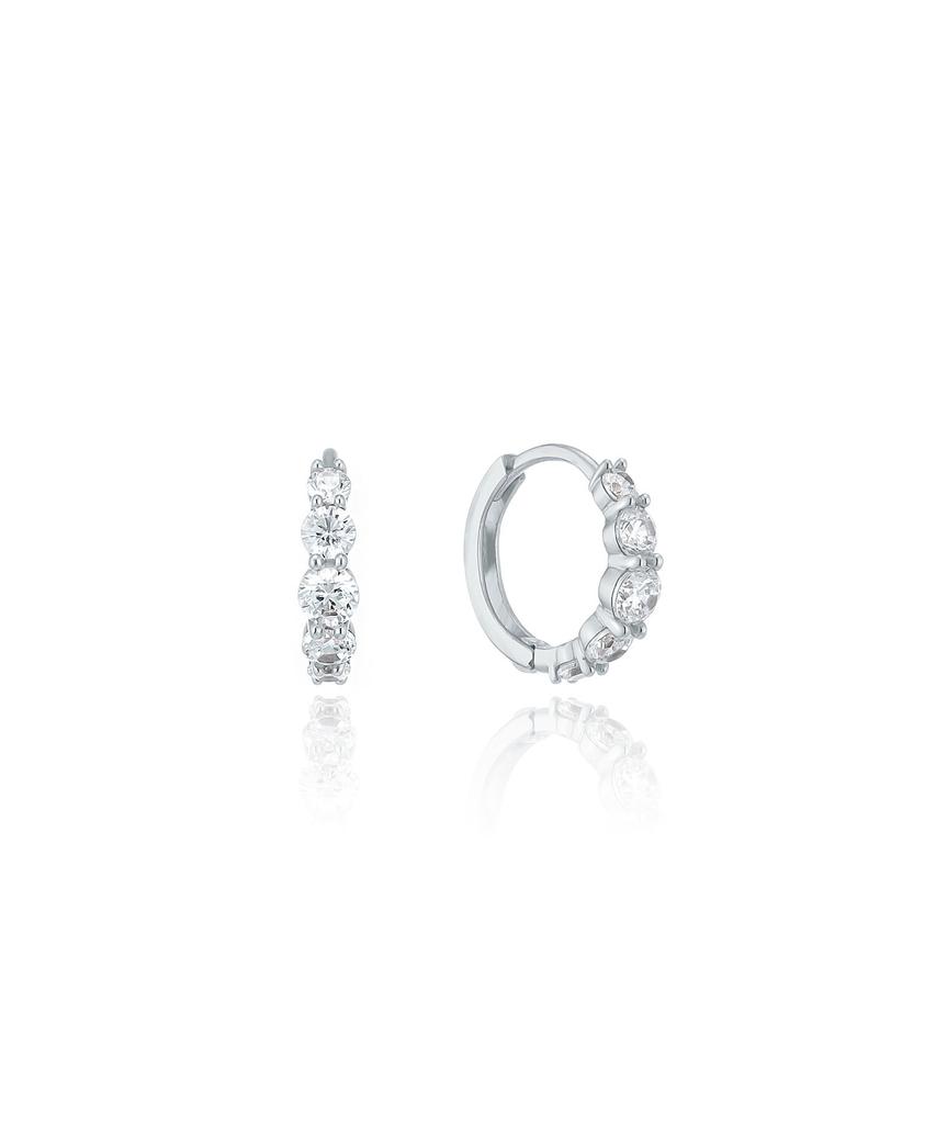 Lloyd Gradient Tennis 14K Gold One-Touch Hoop Earrings Lofp2017G