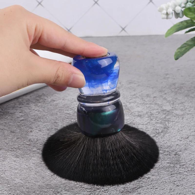 YAQI OCEAN 28mm Synthetic Hair Resin Handle Men Wet Shaving Brush 67MM Handle Height And 57MM Loft Size For Mens Shaving Brush