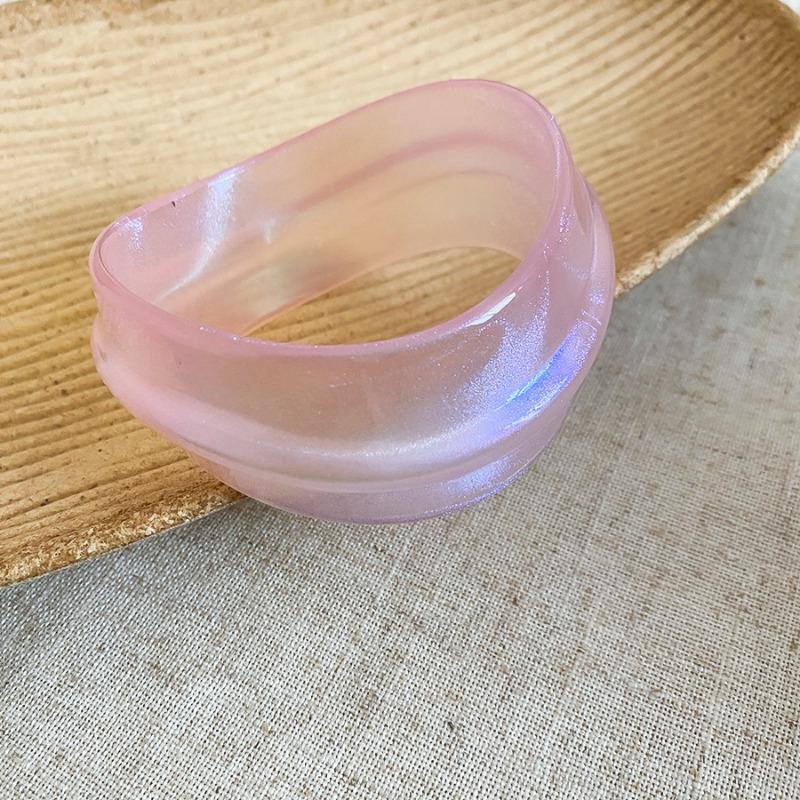 Irregular Resin Bracelet, Simple, Small and Fresh, Versatile Personality, Commuter Bracelet, Niche, High-end Sense, Gentle Jewelry Women