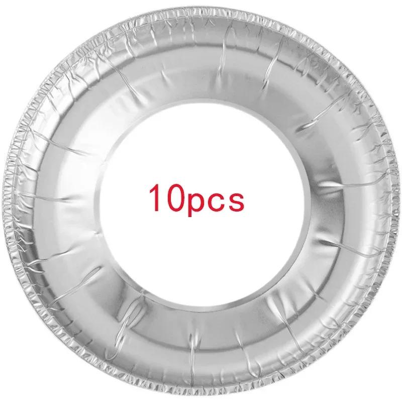 

10/20 шт. Защитный чехол для плиты, одноразовая алюминиевая прокладка для горелки, чистящая салфетка для газовой плиты, кухонные принадлежности, микроволновая печь, новый