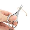 Portable Stainless Steel Ket Scissors,Key Chain Folding Compact Travel Scissor with Bright for Buty,Art,Fishing,and More,Suitable for Home,Travel an