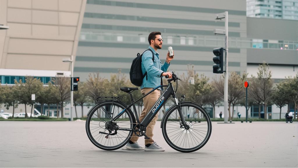 DUOTTS C29 Lite City Elektrofahrrad 250W Motor 36V 13Ah Akku 27,5 Zoll Reifen 25km/h Max. Geschwindigkeit 65km Max. Reichweite Shimano 7-Gang