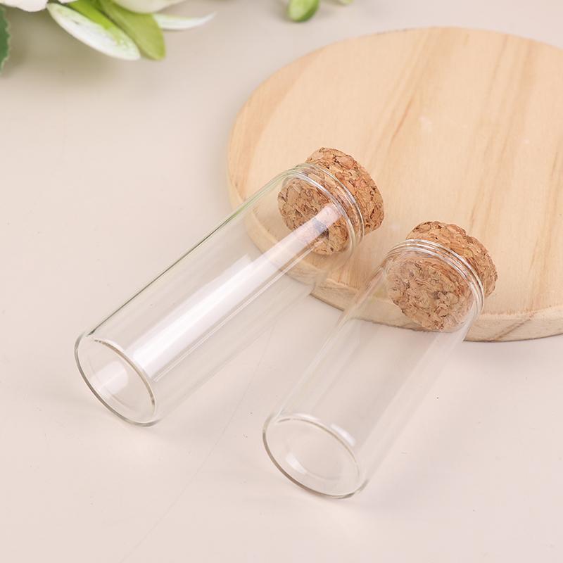 10 Stück Reagenzgläser aus Glas mit Korken, Nachrichtenflaschen, Gläser, Fläschchen, Geschenk, Kunst, Basteln, 5 ml, 8 ml, 10 ml, 12 ml, 15 ml, 20 ml, 25 ml, 30 ml
