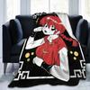 Couverture Anime Ranma 1/2 Polaire Imprimée Respirante Légère Jeté de Lit Quilt d'Extérieur