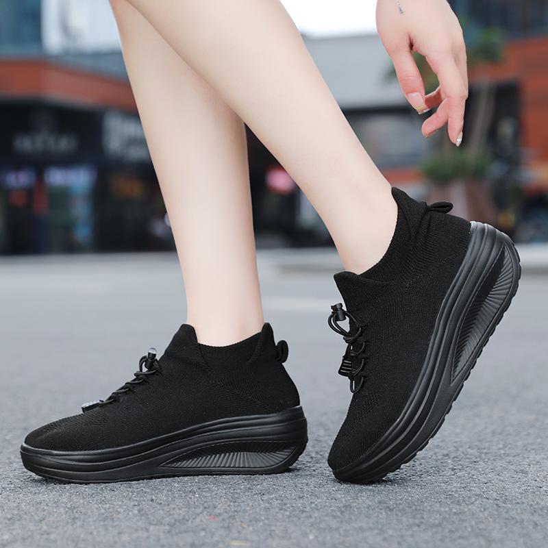 Sports Shoes Women'S Fashion Women'S Shoes New Women'S Vulcanized Shoes Sports Shoes Thick-Soled Slip-On Women'S Shoes Plus Size