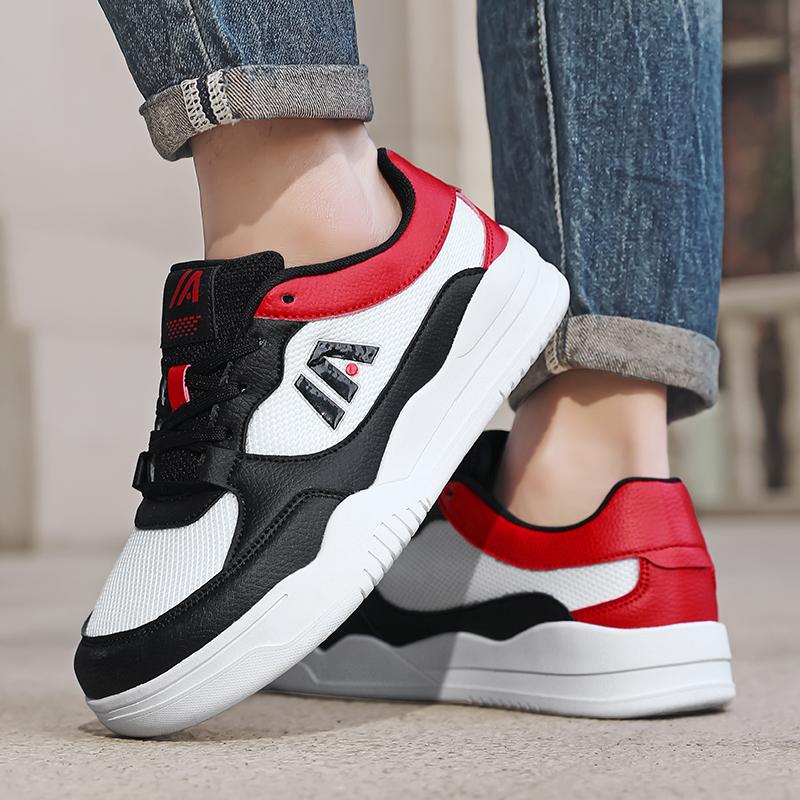 Wide Toe Box Sneakers for Men Breathable Mesh Casual Sports Shoes Plus Size 39-48 Board Shoes Anti-slip Soft Sole