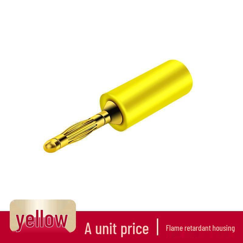 Gold-Plated 2mm Banana Plug Test Lead Socket for Welding