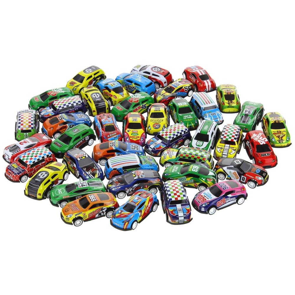 Springs in a Box of 40 Pieces Sports Cars with Drive for Children