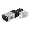 Pneumatic Solenoid Valve AIRTAC Type 3 Way 2 Position Pneumatic Solenoid Valve DC24V Air Control 1/4 BSPT Port