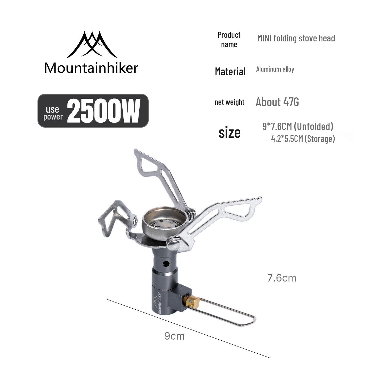 Мини ветрозащитная складная газовая горелка  Горный Гость  для кипячения чая на природе
