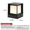Minimalist Solar Waterproof Outdoor Gate Post Light for Gardens and Courtyards