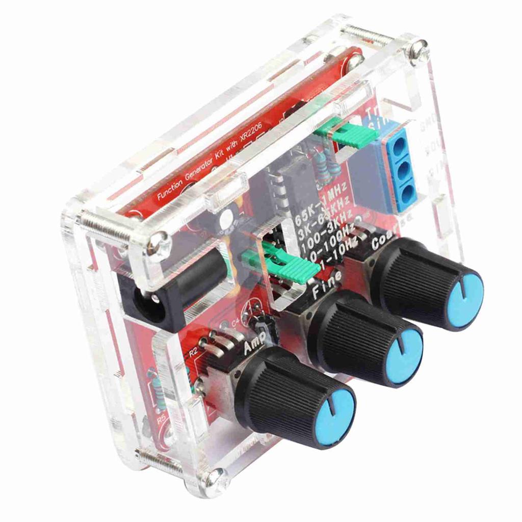 XR2206 High Precision Function Signal Generator Sine Triangle Square Output 1Hz 1MHz Adjustable Frequency Amplitude