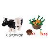 Città Animale Zoo Fattoria MOC Mattoncini Porco Pollo Pecora Coccodrilli Panda Delfino Elefante Gorilla Frutta Aquila Mattoncini Giocattoli A012