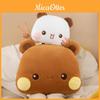 Adorable Two Bubu Plush Bear Pillow Soft Cuddly Animal Cushion For Home Decor