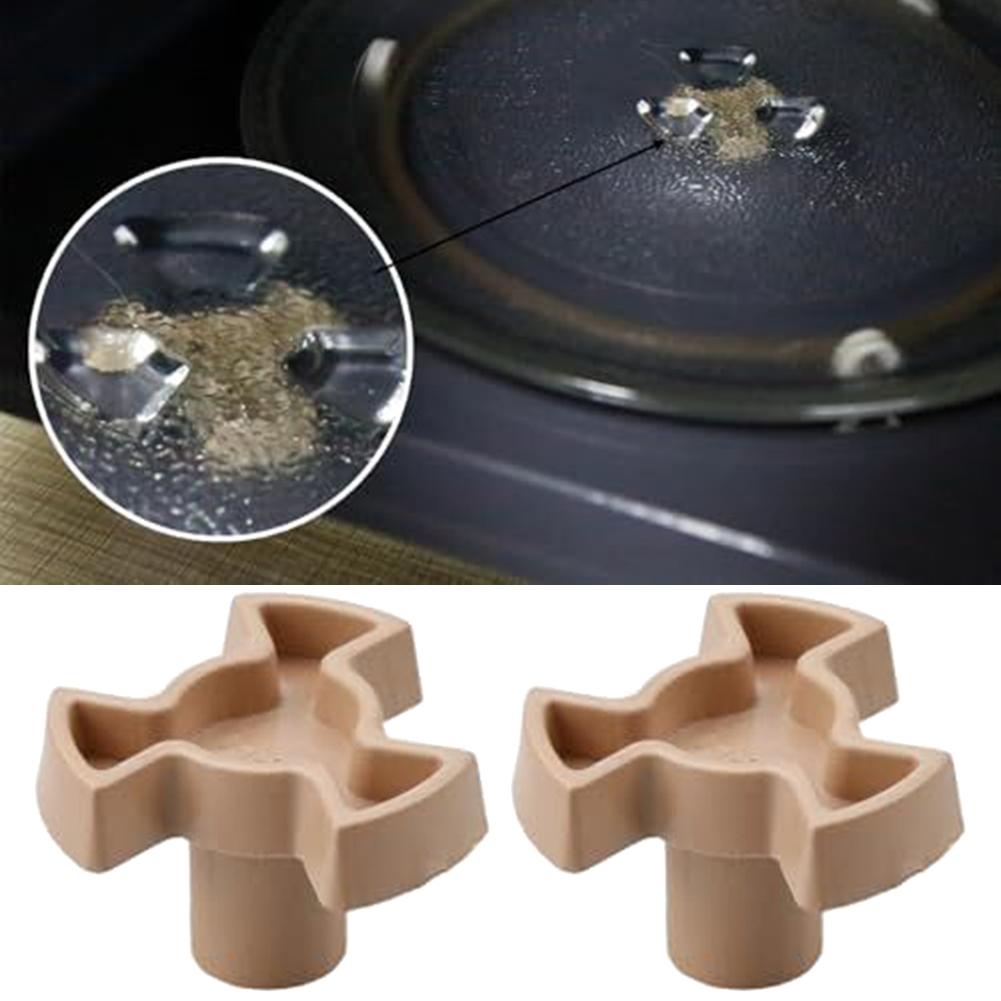 2PCS 15mm Microwave Oven Turntable Coupler Replacement Tray Connecting Shaft Microwave Oven Accessories