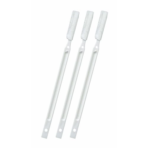 Mameita Kitchen Sponge, White, 1cm Wide x 0.5cm Deep x 17cm High, for Cleaning Inner Stoppers, Removing Tea Stain, Stick, Fine Grooves, for Fine Stain