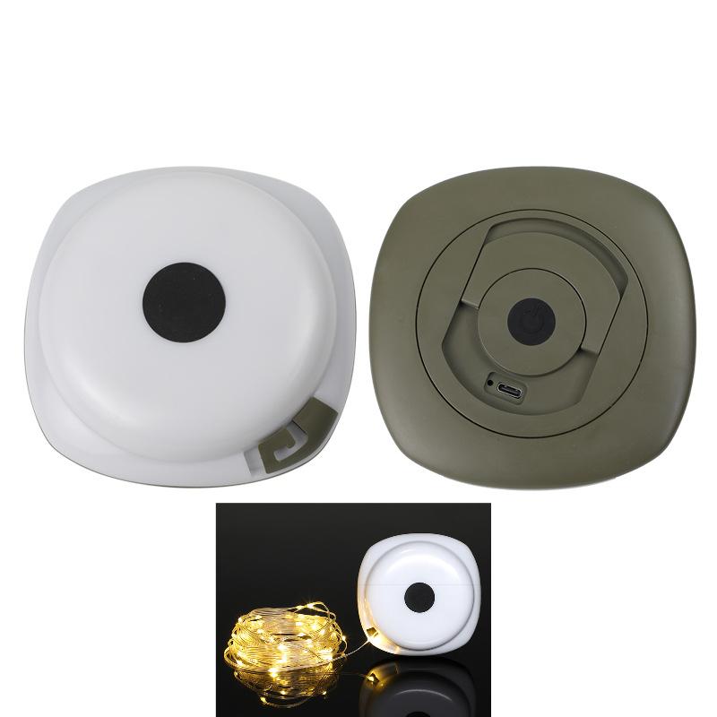 LED Camping Lamp Strip With 8 Modes 10M Length Light Belt Back Magnetic Suction Outdoor Waterproof Tent Decoration Lamp String