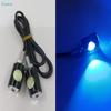 2Pcs Motorcycle LED License Plate Lights - Mini Bolt-On LED Lights for Bike, Scooter & Car License Plate Illumination