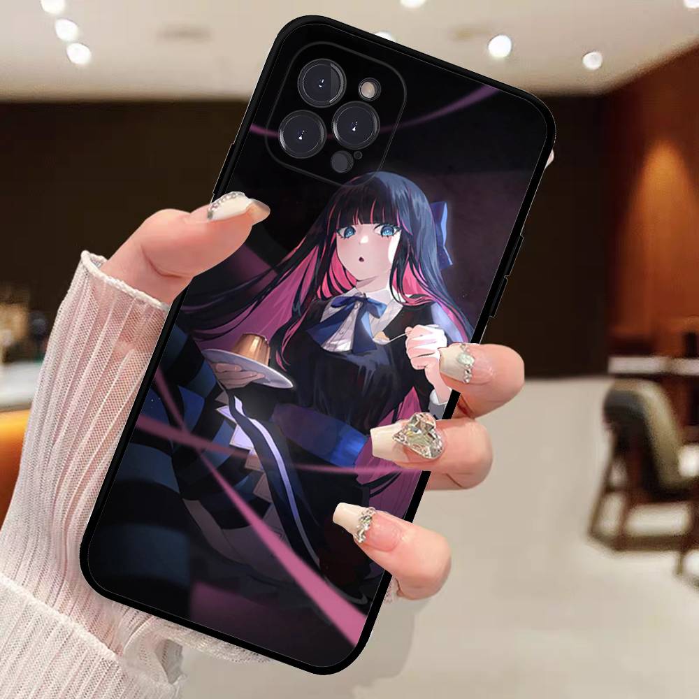 Panty Stocking G-Garterbelt Phone Case For IPhone 17 16 15 14 13 12 Mini 11 Pro Plus Soft Silicone Cover