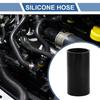 1 Pcs 60mm 236" ID 127mm 5" Length 0 Degrees Black Car Silicone Hose