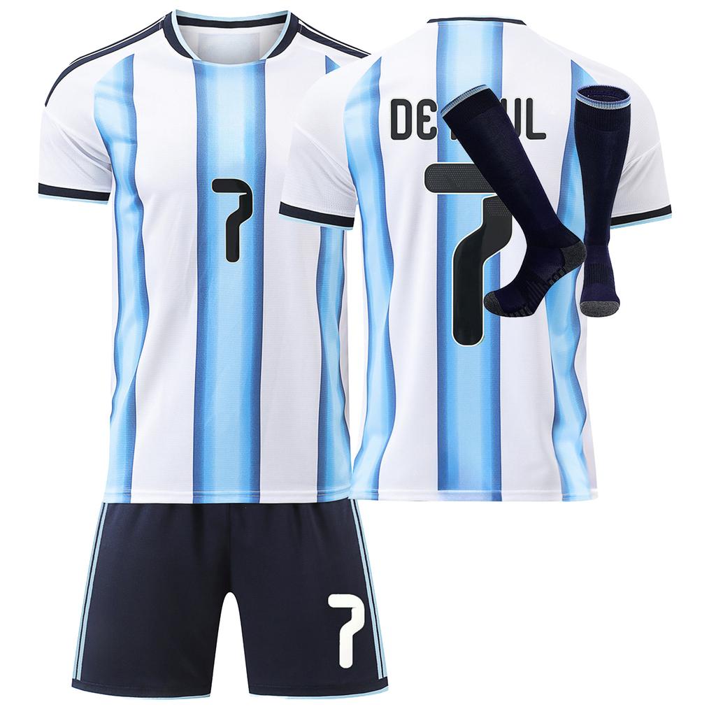 2526 Away Jerseys Sports Team Uniform Set Football Training Suit Set