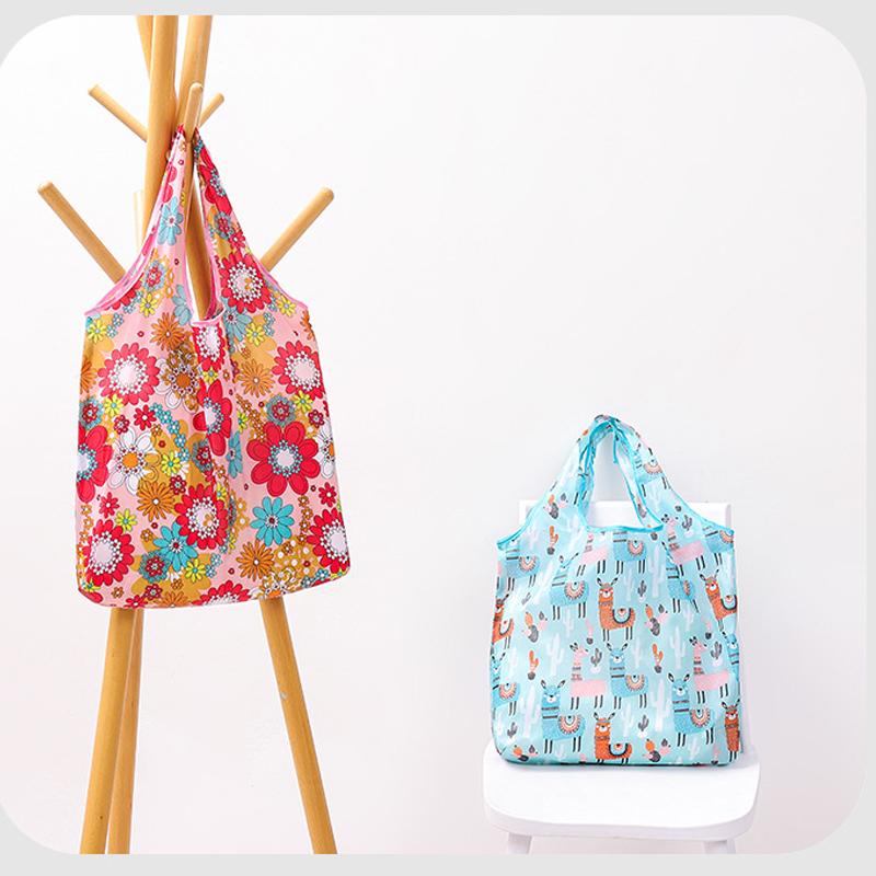Bolsas de compras reutilizables, bolsas de comestibles plegables con bolsa de transporte con cremallera