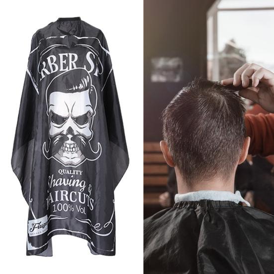 1 Set Friseurumhang mit breiter Abdeckung, nicht klebriges Haar, staubdicht, mit Reinigungsbürste, Haarbehandlung, Schneiden, Färben, Dauerwelle, Schürze, Salonbedarf