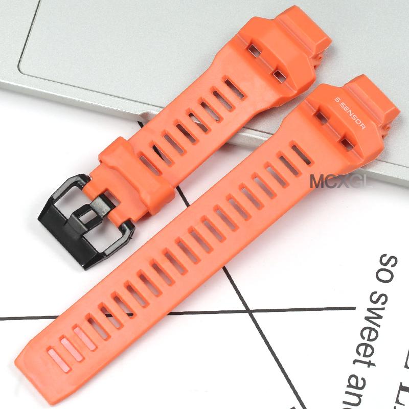 Rubber Strap For Casio G-Squad GBD-H1000-1A7JR Men's Strap GBD-H1000 GBD H1000 Replacement Bracelet