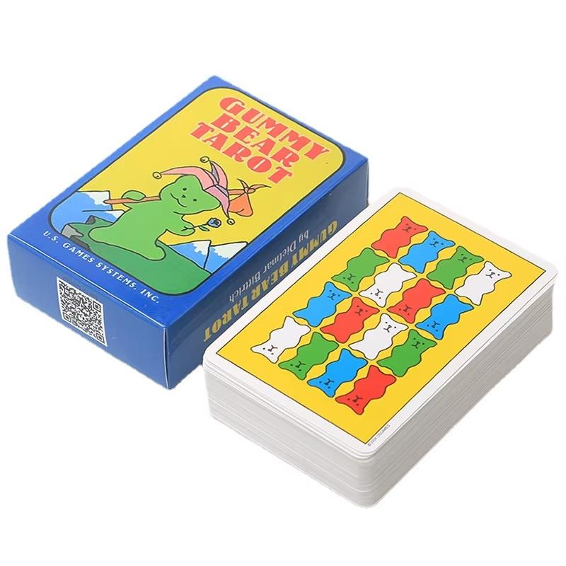 Tarot cards of gummy bear oracle deck board games